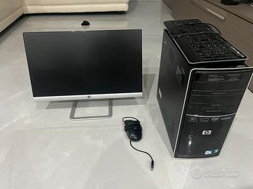 Pc fisso+monitor HP come nuovo