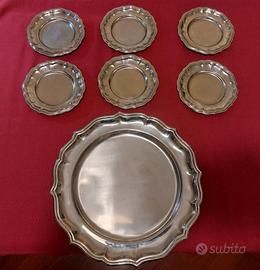 Servizio 7 piatti decorativi