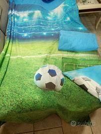 lenzuola calcio letto 1 piazza