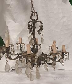 Lampadario antiquariato deco'