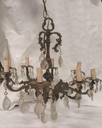 Lampadario antiquariato deco'