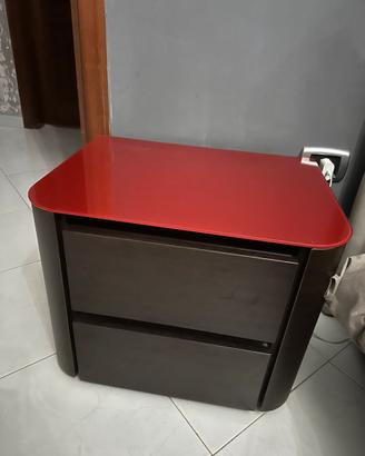 Armadio, cassettiera e due comodini