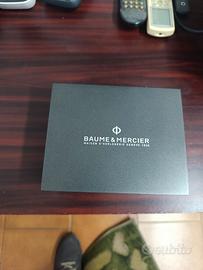 scatola  Baume mercier per orologi con libretto 