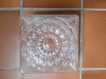 Plafoniera quadrata vintage