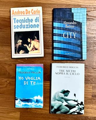 4 romanzi di famosi autori contemporanei