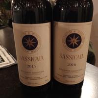 Sassicaia 2015 e  2016