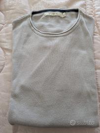 pullover uomo grigio chiaro markup tg L 