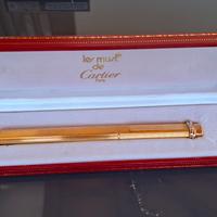 penna Cartier placcata oro 18 kt