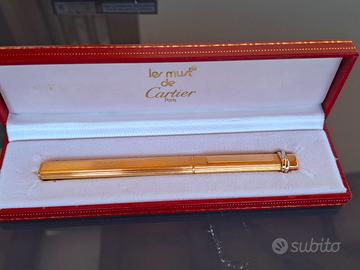 penna Cartier placcata oro 18 kt