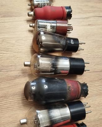 lotto valvole d'epoca 