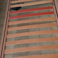 rete elettrica letto singolo doghe in legno 190×80