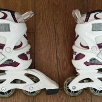 Pattini in linea ROCES tg 39 con protezioni tg M