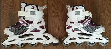 Pattini in linea ROCES tg 39 con protezioni tg M