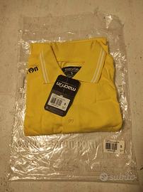 Polo gialla Macron nuova