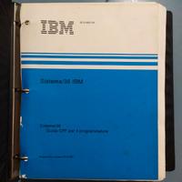 Manuale programmazione originale IBM anni '70