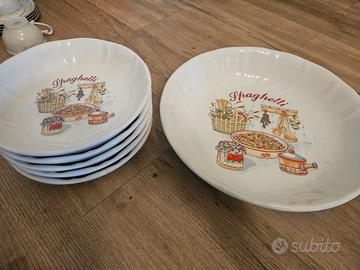 Servizio spaghettata Tognana vintage