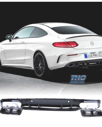 DIFFUSORE MERCEDES CLASSE C C205 COUPÉ 15-18 LOOK 