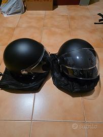 Coppia Caschi Jet Dieffe Neri