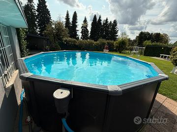 PISCINA IN PANNELLI D’ACCIAIO ROTONDA MT 4.6 X 1,3