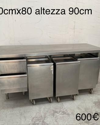 Mobili in acciaio inox