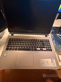 ASUS VivoBook 15.6" – i3 7ª Gen / 16GB RAM / HDD /