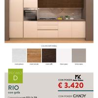 cucina completa di elettrodomestici