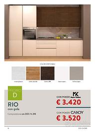 cucina completa di elettrodomestici