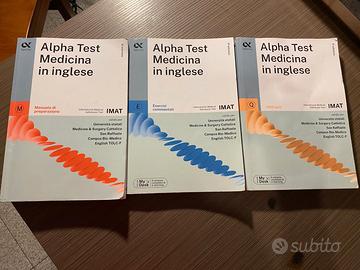 Kit Completo Alpha Test Medicina in Inglese - IMAT