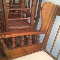 Divano Vintage in legno arredo casa soggiorno sofa