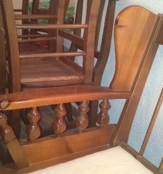 Divano Vintage in legno arredo casa soggiorno sofa