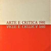 RARO Arte e critica 1981 catalogo mostra roma 1981