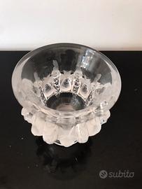 LALIQUE Vaso cristallo originale anno 1970