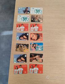 Lotto 14 Schede Ricarica Vintage Omnitel Vodafone