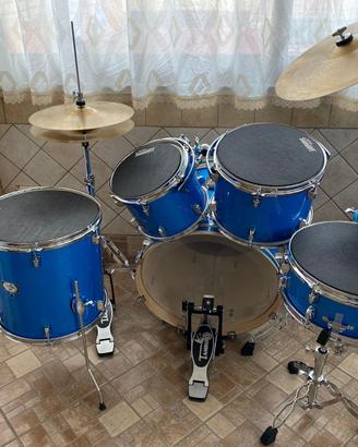 Batteria Tamburo T5 blue sparkle