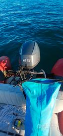 gommone motore yamaha 25 cv gambo lungo no trim
