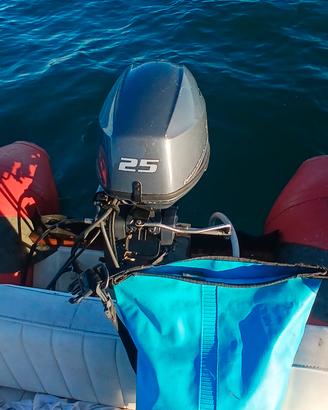 gommone motore yamaha 25 cv gambo lungo no trim