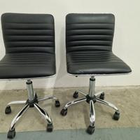 SEDIE DA UFFICIO/SCRIVANIA in ECOPELLE