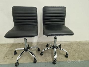 SEDIE DA UFFICIO/SCRIVANIA in ECOPELLE