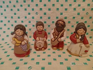 Livia frutta tessitrice pastore presepe rosso thun