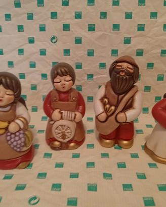 Livia frutta tessitrice pastore presepe rosso thun
