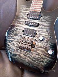 IBANEZ RG970 W.Q.M.Z. Black Ice Burst