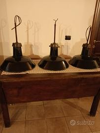 lampade industriali vintage 