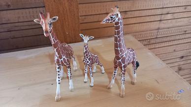 Schleich famiglia di giraffe