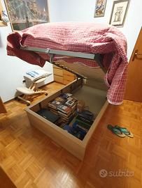 Letto contenitore 90x200
