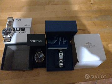Lotto orologi Paciotti Festina sekonda