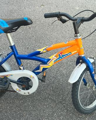 Bici bambino ruote 16 pollici età da 4 a 7 anni