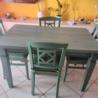 Tavolo con 4 sedie scavolini