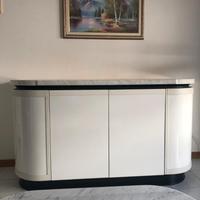 Ampia madia laccata bianca