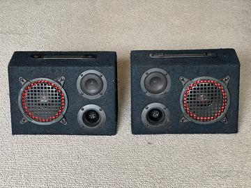 Coppia casse passive con bass reflex
