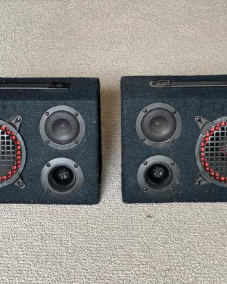 Coppia casse passive con bass reflex